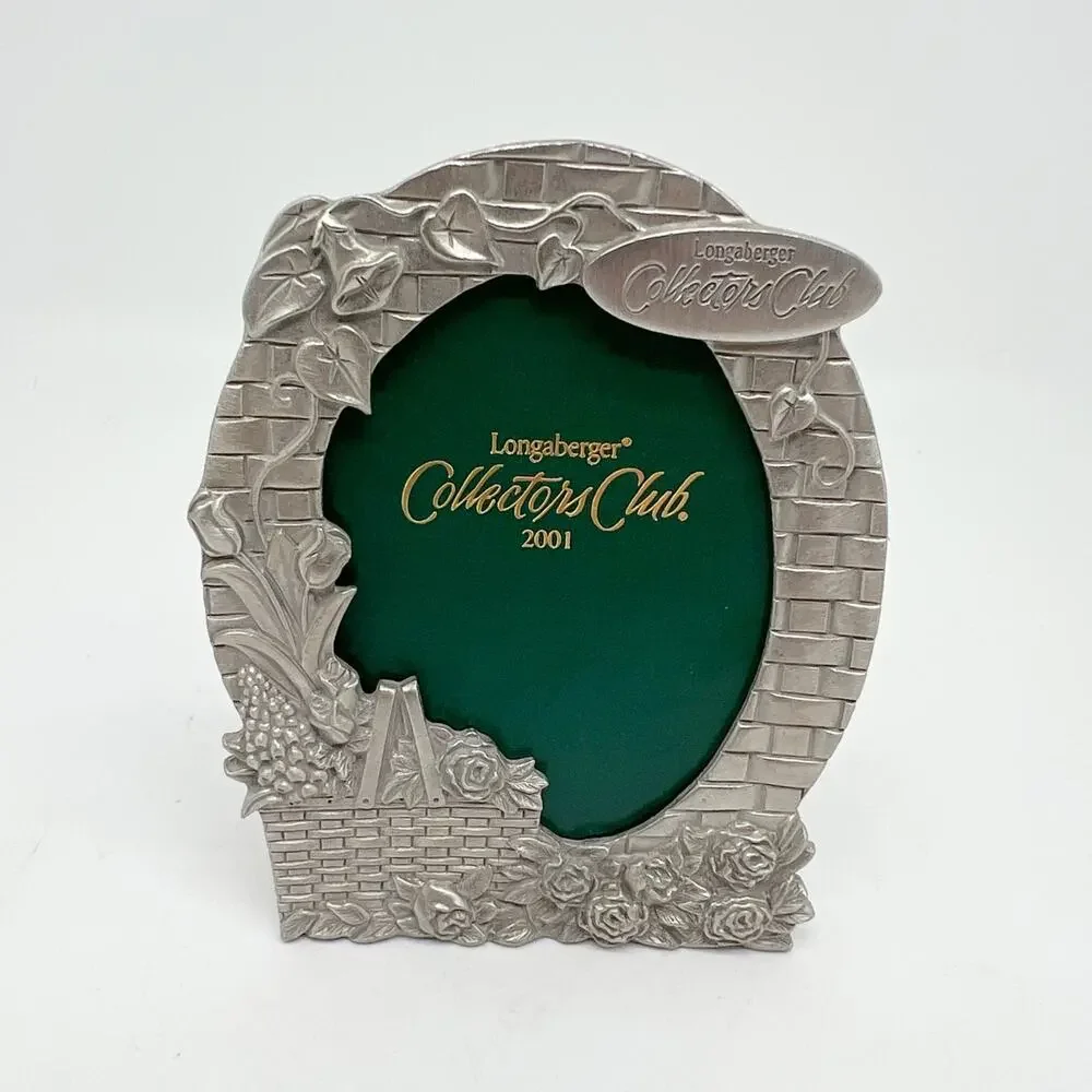 Vintage New in Box Longaberger Collectors Club 2001 Renewal Gift Picture Frame